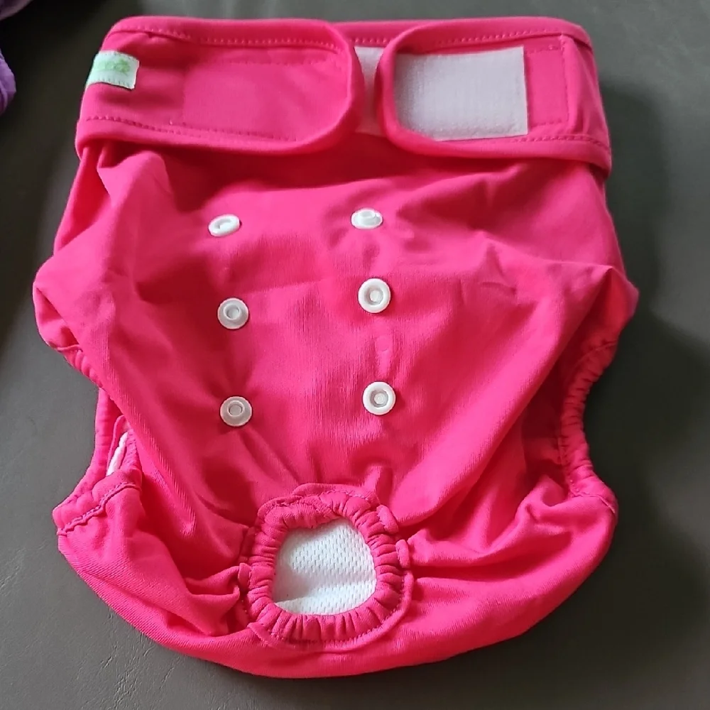 Vibrant Cloth Diaper Set for Dogs